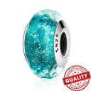 Colorful Heart Murano Glass Charm Sterling Silver Pandora Colorful Heart Murano Glass Charm Sterling Silver Pandora