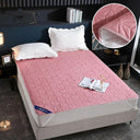 Waterproof King Size Bedspread Quilted Mattress Protector Pad Waterproof King Size Bedspread Quilted Mattress Protector Pad