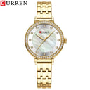 Luxurious Rhinestone Shell Dial Watch for Modern Women Stylish Luxurious Rhinestone Shell Dial Watch for Modern Women Stylish