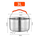 Steamer Basket for Rice and Vegetables Cooking Stainless Steel Steamer Basket for Rice and Vegetables Cooking Stainless Steel