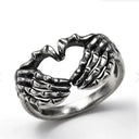 Elegant Heart Silver Rings for Women's Parties and Birthdays Elegant Heart Silver Rings for Women's Parties and Birthdays
