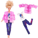 Barbie Doll Fashion Set: Chic Coat and Dress for Dolls Barbie Doll Fashion Set: Chic Coat and Dress for Dolls