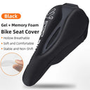 Gel Memory Foam Bicycle Seat Cover - Comfortable Cushion Gel Memory Foam Bicycle Seat Cover - Comfortable Cushion