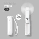 JISULIFE 3In1 Handheld Fan Power Bank And Light Portable JISULIFE 3In1 Handheld Fan Power Bank And Light Portable