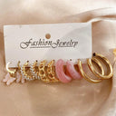 Butterfly Pearl Dangle Earrings: Elegant Acrylic Jewelry Butterfly Pearl Dangle Earrings: Elegant Acrylic Jewelry