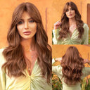 Blonde Wavy Synthetic Hair Wig For Effortless Style Comfort Blonde Wavy Synthetic Hair Wig For Effortless Style Comfort