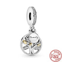 Sterling Silver Puppy Family Zircon Pendant For Dog Lovers Sterling Silver Puppy Family Zircon Pendant For Dog Lovers