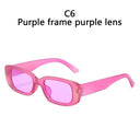 Trendy Vintage Rectangle Sunglasses for Women UV400 Shades Trendy Vintage Rectangle Sunglasses for Women UV400 Shades