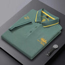 New Summer Korean Embroidered Polo Shirt Men's Luxury Top New Summer Korean Embroidered Polo Shirt Men's Luxury Top