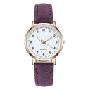 Fashion Leather Belt Watch Ladies Quartz Timepiece Elegant Fashion Leather Belt Watch Ladies Quartz Timepiece Elegant