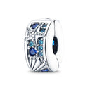 Hot Sale Pandora 925 Owl Charm Blue Zircon And Red Heart Hot Sale Pandora 925 Owl Charm Blue Zircon And Red Heart