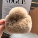 Crab Plush Fur Hair Clip: Trendy Accessory for Girls Crab Plush Fur Hair Clip: Trendy Accessory for Girls