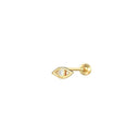 Moon Stud Earring Sterling Silver Jewelry With Zircon Glam Moon Stud Earring Sterling Silver Jewelry With Zircon Glam