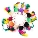 Interactive Feather Cat Toy Stick With Mini Bell Teaser Interactive Feather Cat Toy Stick With Mini Bell Teaser