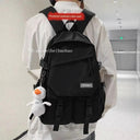 Campus Chic Waterproof Schoolbag With Practical Storage Campus Chic Waterproof Schoolbag With Practical Storage