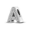 26 Letters Charm Beads Fit For Pandora 925 Silver Bracelet 26 Letters Charm Beads Fit For Pandora 925 Silver Bracelet
