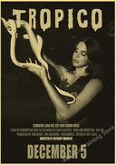 Lana Del Rey Retro Kraft Paper Music Album Poster Vintage Decor Lana Del Rey Retro Kraft Paper Music Album Poster Vintage Decor