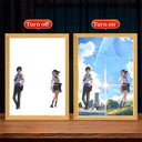 Personalized Moon Lamp Photo Frame Anime Night Light Personalized Moon Lamp Photo Frame Anime Night Light