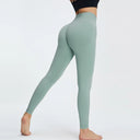 Nude Yoga Pants for Women High Waist Seamless Hip Lifting Fitness Design Nude Yoga Pants for Women High Waist Seamless Hip Lifting Fitness Design