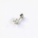 Moon Stud Earring Sterling Silver Jewelry With Zircon Glam Moon Stud Earring Sterling Silver Jewelry With Zircon Glam