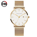 Hannah Martin Dark Blue Leather Watch Japanese Movement Hannah Martin Dark Blue Leather Watch Japanese Movement