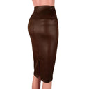 Faux Leather Bodycon Skirt: Urban Chic Fashion Essential Faux Leather Bodycon Skirt: Urban Chic Fashion Essential