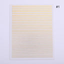 Elevate Your Style with Chic 3D Nail Art Decals Set Elevate Your Style with Chic 3D Nail Art Decals Set