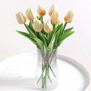 Artificial Tulip Bouquet: Vibrant Vase Decor for Weddings Artificial Tulip Bouquet: Vibrant Vase Decor for Weddings