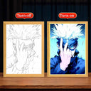 Satoru Gojo Jujutsu Kaisen LED Night Light Photo Frame Satoru Gojo Jujutsu Kaisen LED Night Light Photo Frame
