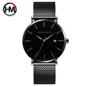 Hannah Martin Dark Blue Leather Watch Luxury Japanese Movement Hannah Martin Dark Blue Leather Watch Luxury Japanese Movement