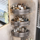 Vacuum Suction Cup Bathroom Shelf Wall Mounted Aluminum Organizer Vacuum Suction Cup Bathroom Shelf Wall Mounted Aluminum Organizer