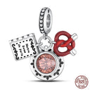 Charming Sterling Silver Red Heart Beads for Pandora Gifts Charming Sterling Silver Red Heart Beads for Pandora Gifts