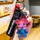 Crystal Bow Tie Bear Keychain Charm Pendant Cute Accessory Crystal Bow Tie Bear Keychain Charm Pendant Cute Accessory