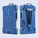 Men's Slim Aluminum Wallet With RFID Blocking Money Clip Men's Slim Aluminum Wallet With RFID Blocking Money Clip