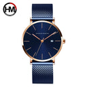 Hannah Martin Dark Blue Leather Watch Luxury Japanese Movement Hannah Martin Dark Blue Leather Watch Luxury Japanese Movement