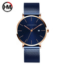 Hannah Martin Dark Blue Leather Watch Japanese Movement Hannah Martin Dark Blue Leather Watch Japanese Movement