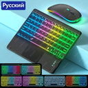 RGB Backlit Bluetooth Touchpad Keyboard for Pad 7 Colors RGB Backlit Bluetooth Touchpad Keyboard for Pad 7 Colors