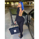 Sultry Backless Bodycon Jumpsuit Chic Rompers for Women Sultry Backless Bodycon Jumpsuit Chic Rompers for Women