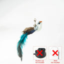 Handfree Cat Wand with Bell & Feather Toy for Cats Handfree Cat Wand with Bell & Feather Toy for Cats