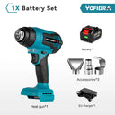 YOFIDRA 2000W Electric Heat Gun Cordless Handheld Tool YOFIDRA 2000W Electric Heat Gun Cordless Handheld Tool