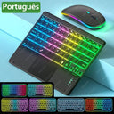 RGB Backlit Bluetooth Touchpad Keyboard for Pad 7 Colors RGB Backlit Bluetooth Touchpad Keyboard for Pad 7 Colors