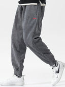 Baggy Corduroy Sweatpants Men Solid Color Casual Joggers Baggy Corduroy Sweatpants Men Solid Color Casual Joggers