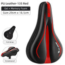 Gel Memory Foam Bike Seat Cover - Comfortable and Waterproof Gel Memory Foam Bike Seat Cover - Comfortable and Waterproof