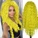 Blonde Ombre Voluminous Curls Wig Stylish Hairpiece for Women Blonde Ombre Voluminous Curls Wig Stylish Hairpiece for Women