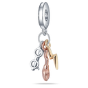 New 925 Sterling Silver Wolf Head Dumbo Pendant Beads New 925 Sterling Silver Wolf Head Dumbo Pendant Beads