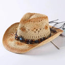 2024 Spring/Summer Spanish Vintage Cowboy Straw Hat Unisex 2024 Spring/Summer Spanish Vintage Cowboy Straw Hat Unisex