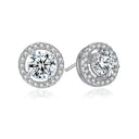 Starlight Elegance Silver Star Stud Earrings Dazzling Zircon Design Starlight Elegance Silver Star Stud Earrings Dazzling Zircon Design