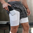 Men's 2-In-1 Camo Running and Gym Shorts Quick Dry Men's 2-In-1 Camo Running and Gym Shorts Quick Dry