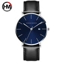 Hannah Martin Dark Blue Leather Watch Luxury Japanese Movement Hannah Martin Dark Blue Leather Watch Luxury Japanese Movement