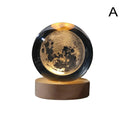 3D Moon LED Crystal Lamp Elegant Night Light For Home 3D Moon LED Crystal Lamp Elegant Night Light For Home